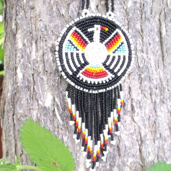 thunderbird necklace,native american,pow-wows