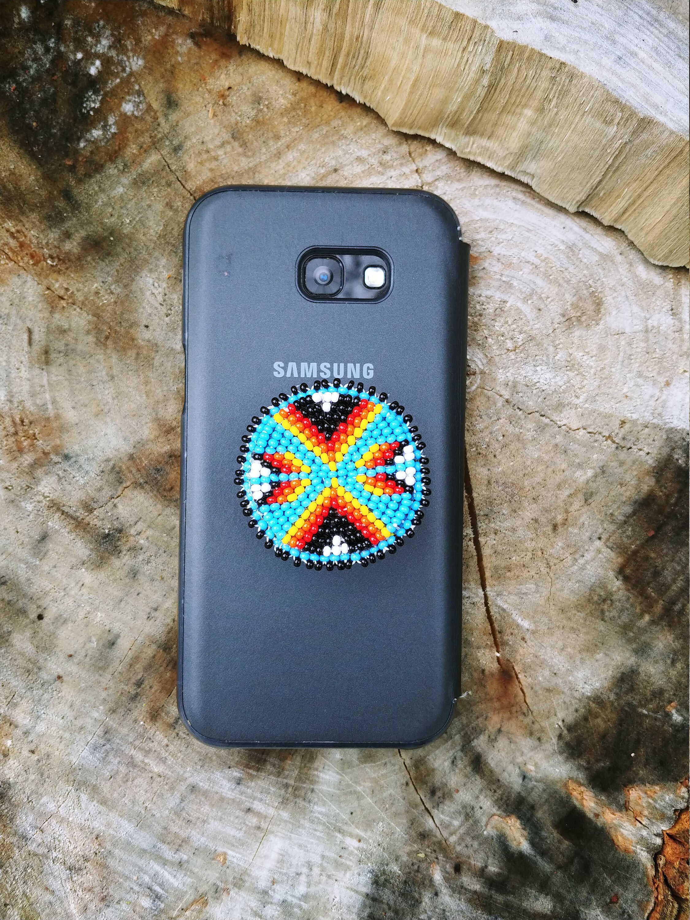 First Nation beaded pop socket native American beadworkpop Etsy