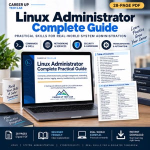 Guide de l'administrateur Linux (PDF) : Commandes Linux, administration système, réseau, sécurité et dépannage
