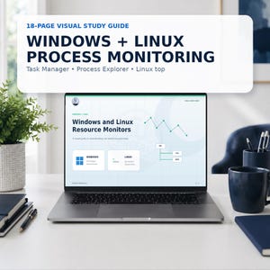 Windows and Linux Process Monitoring Guide: Task Manager, Process Explorer and top PDF