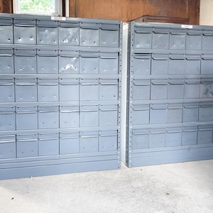 Equipto Large 30-Drawer Industrial Metal Workshop Parts Storage Organizer Cabinet - *Free Local Pickup / Request Shipping Options*