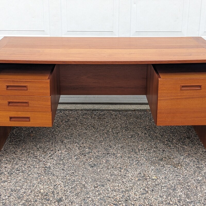 Teak Desk - Etsy