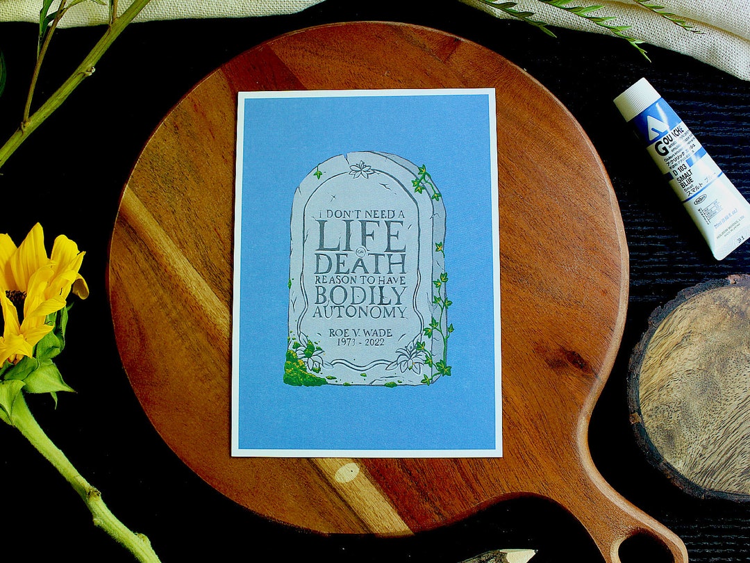 Bodily Autonomy, Feminist Hand Lettering Art Print, Prochoice Artwork