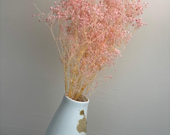 Gypsophila Million Stars preservada: adornos para coronas y posavasos de resina.