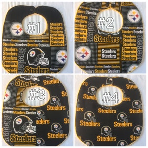 Pittsburgh Steelers Reversible baby bibs