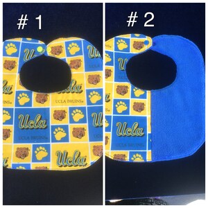 UCLA Bruins reversible baby bib