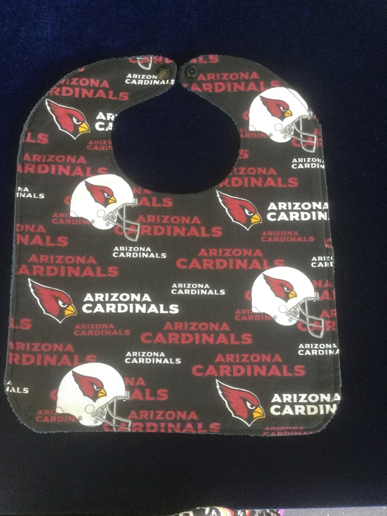 Arizona Cardinals reversible bib for baby