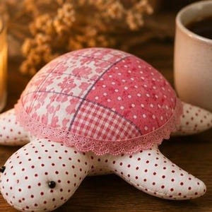 Patron de couture de tortue marine patchwork | Tutoriel pour peluche (téléchargement PDF) image 2