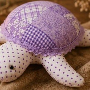 Patron de couture de tortue marine patchwork | Tutoriel pour peluche (téléchargement PDF) image 5