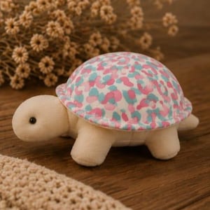 Patron de couture de tortue en peluche | Tutoriel pour débutants (téléchargement PDF)