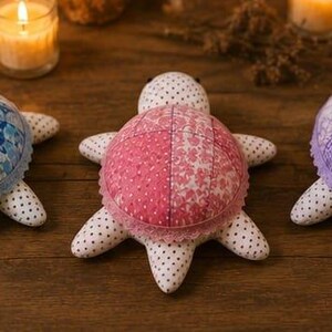Patron de couture de tortue marine patchwork | Tutoriel pour peluche (téléchargement PDF) image 3