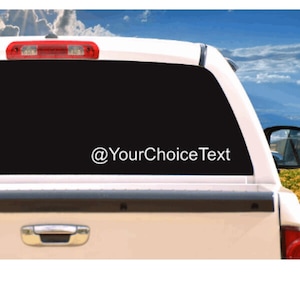Social Media Name, Taillight Decals, Taillight tint, Taillight overlay, Brake light Decal