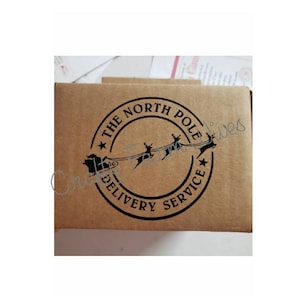 Special Delivery from North Pole Decal | Christmas Sticker | Ornament | packaging | kids | Decor |