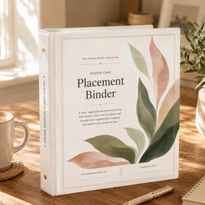 Foster Care Placement Binder PDF | Organized Parent Planner