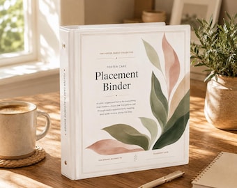 Foster Care Placement Binder PDF | Organized Parent Planner