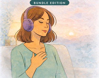Mental Load Reset Bundle for Women, 7 Day Guide Plus Workbook Plus Audio, Self Care Kit, Overwhelmed Mom Gift, Digital Download