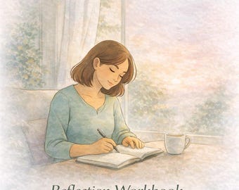 Mental Load Workbook for Women, 7 Day Self Care Reflection Journal, Emotional Labor, Overwhelmed Mom Gift, Burnout, Printable Download