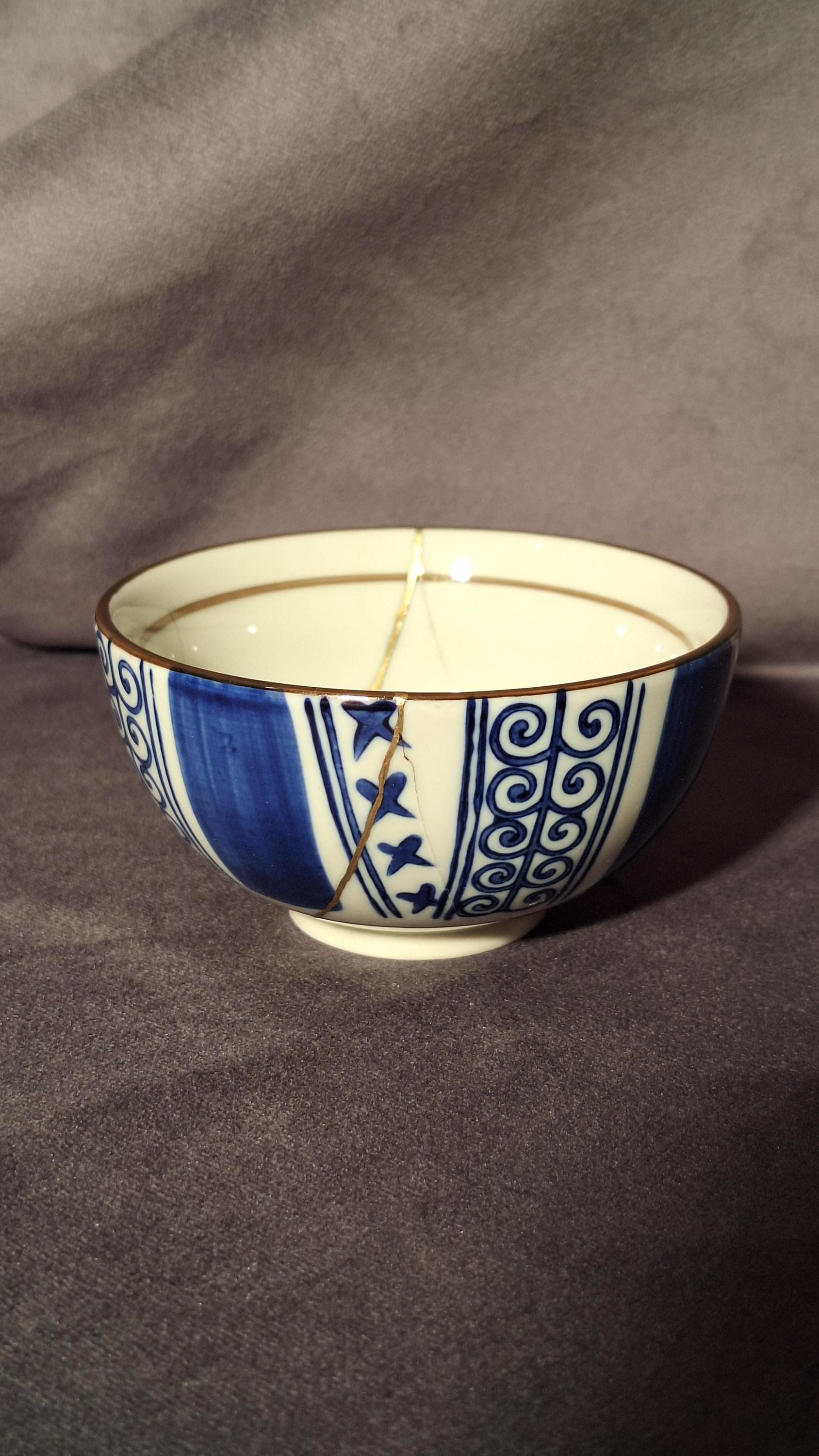 Authentic Kintsugi Bowl Japan - Etsy