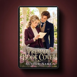 Regency Romance Book Cover, Historical Fiction, Arranged Marriage, Forbidden Love Art for Indie Novelist