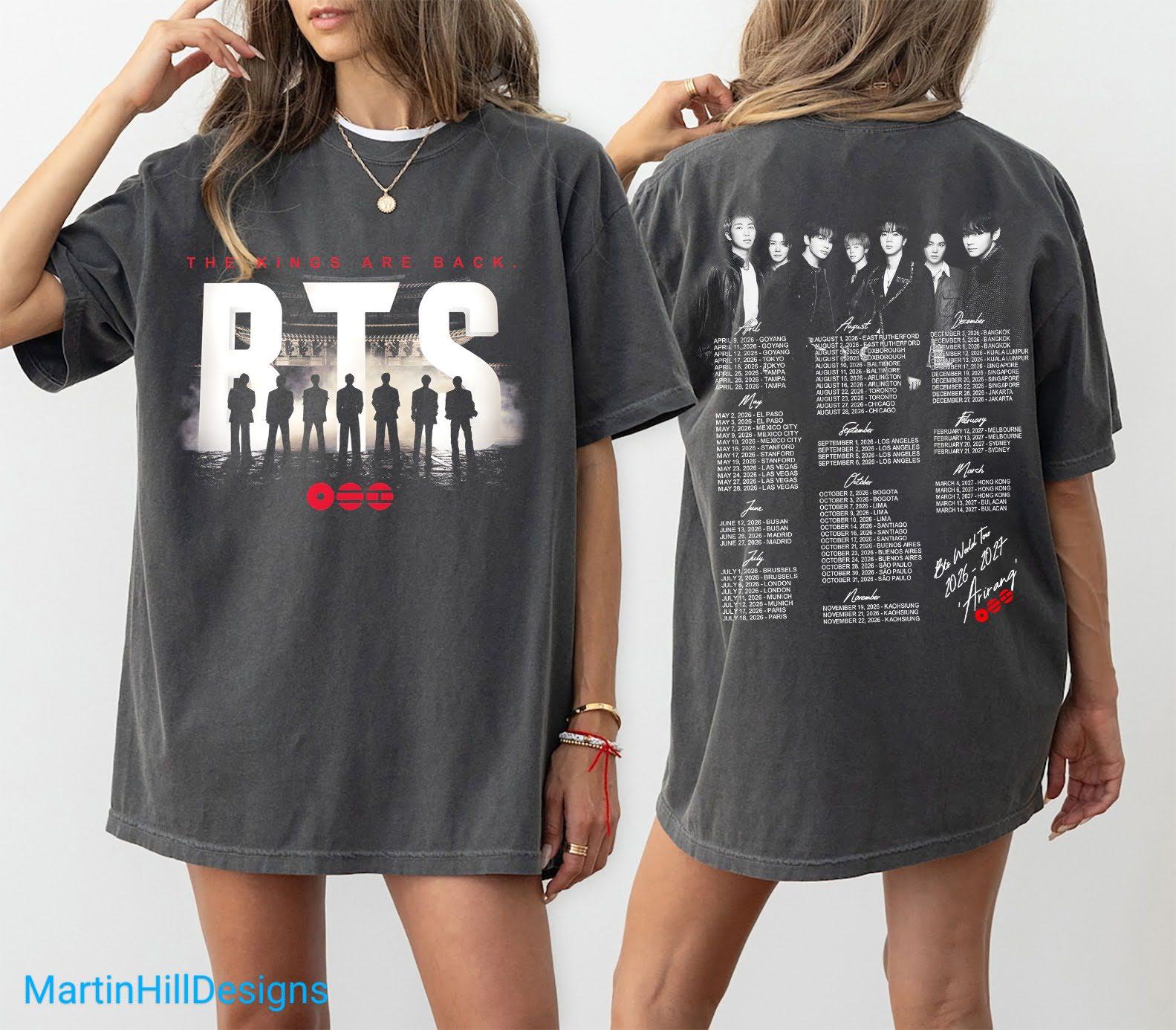 Bts Graphic Tee - Etsy