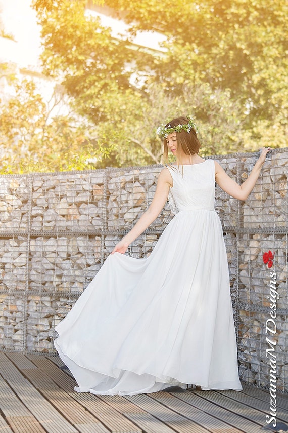 lace racerback wedding dress
