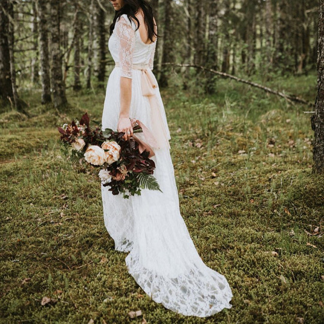 Wedding Dress Ivory Lace Suzannam Designs Bridal Gowns, Ivory Wedding ...