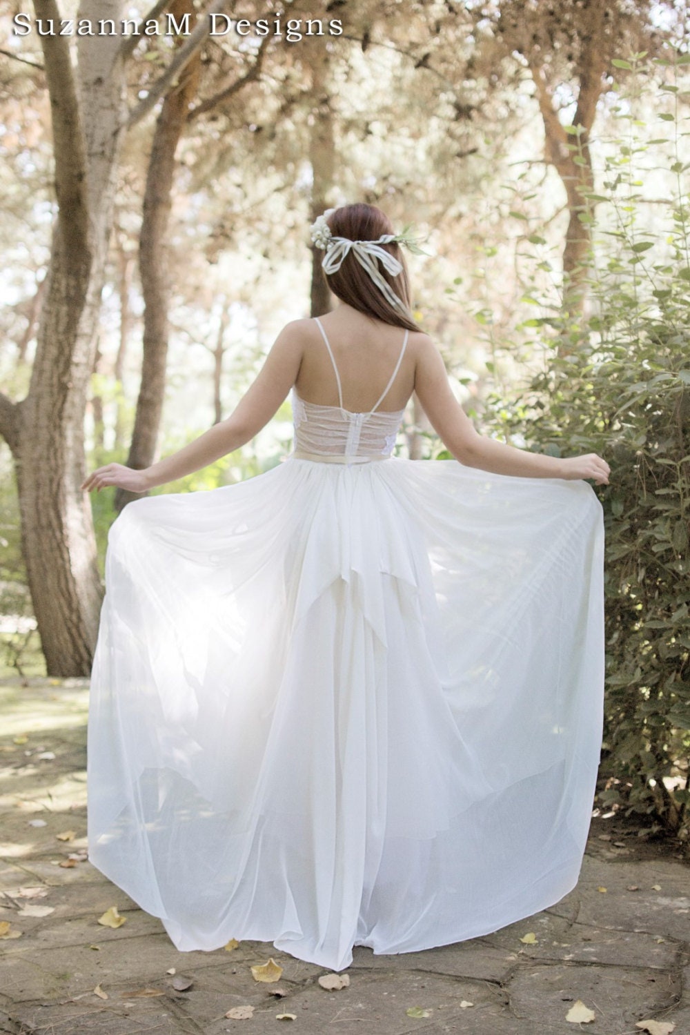 gypsy boho wedding dress