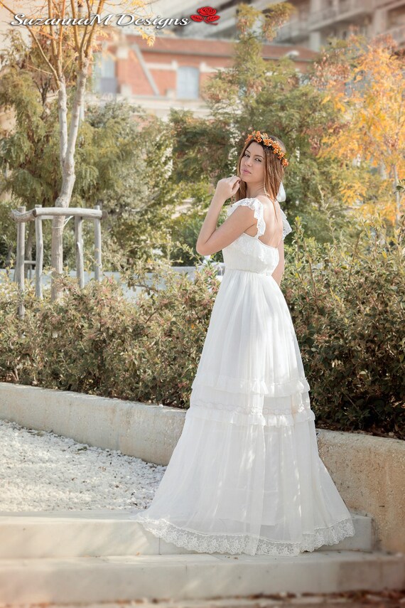 gypsy lace wedding dress