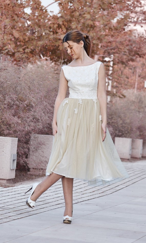 50s bridal dress