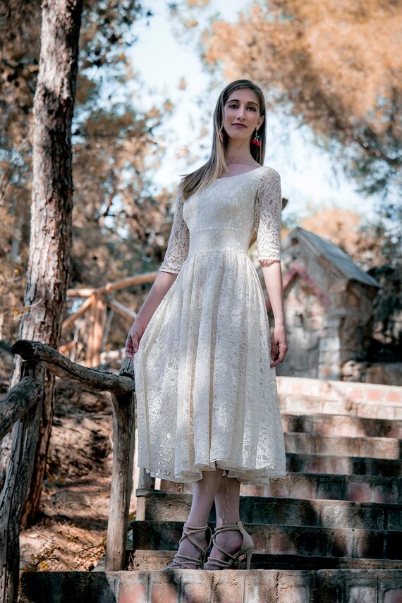 50s bridal dress