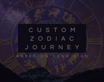 Personalisierte geführte Meditation basierend auf Ihrem Sternzeichen | Individuelle Meditationsreise basierend auf Ihrem Geburtszeichen | Digitale Audio-Datei