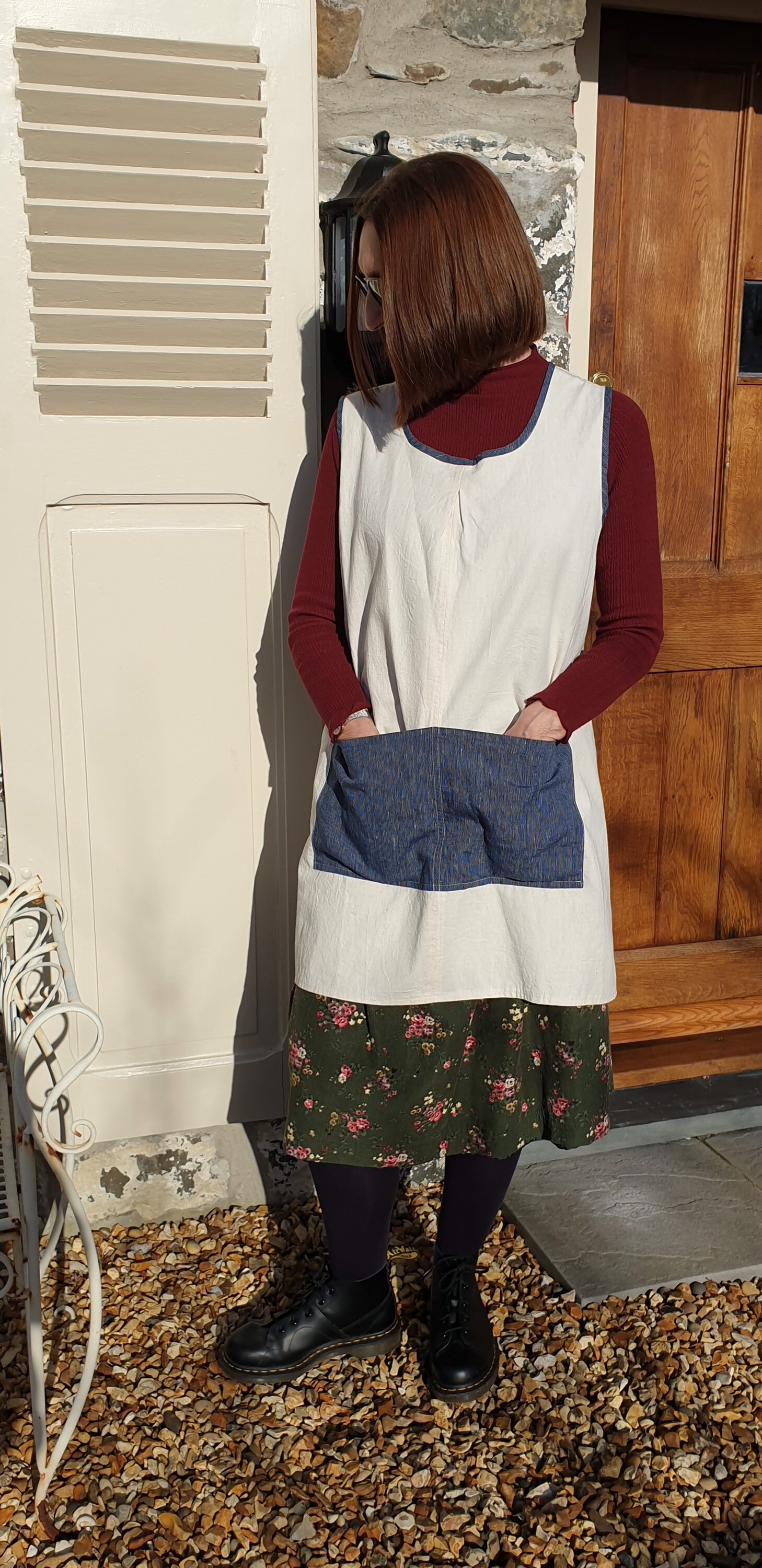 S to 3XL Cross Back Apron Sewing Pattern /japanese Pinafore