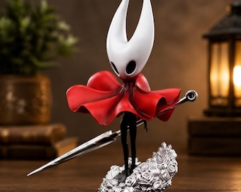 Statuetta in PVC di Silksong Hornet da Hollow Knight - Decorazione per scrivania da gioco, statua da collezione