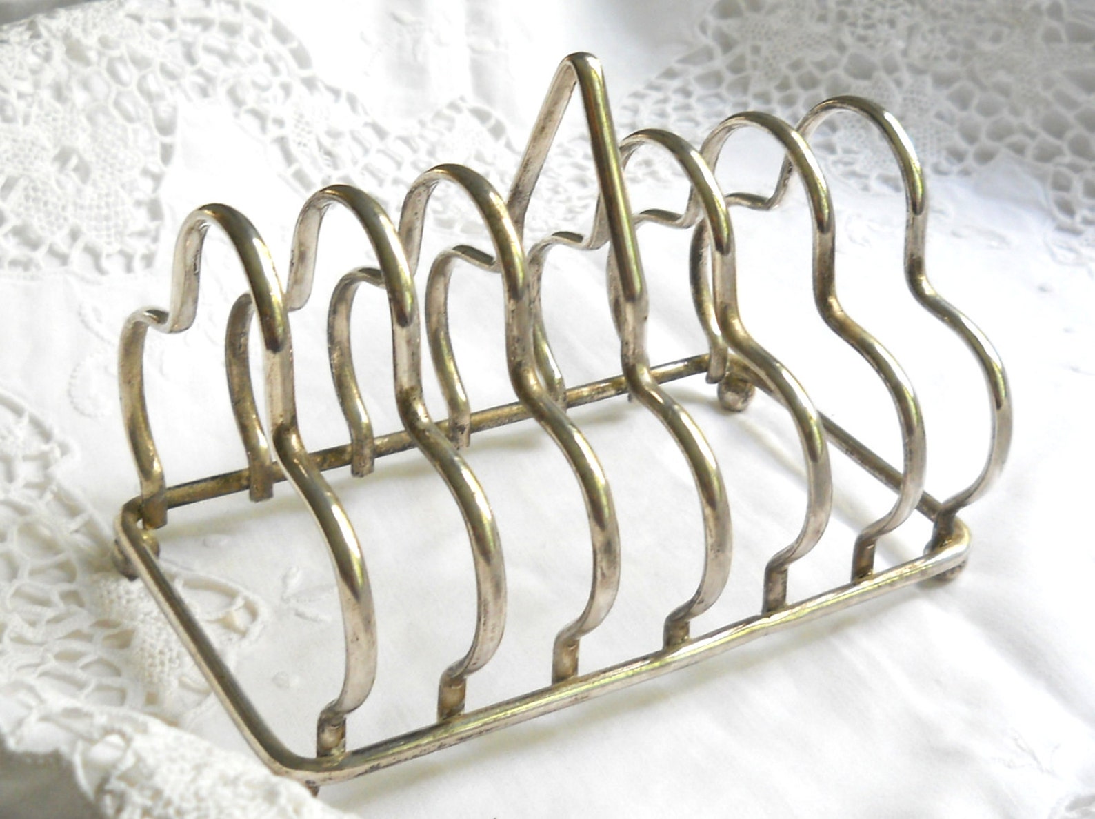 Vintage toast rack silver plated toast rack shabby chic Etsy