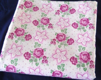 unused French vintage duvet cover violet floral duvet cover cottage chic violet