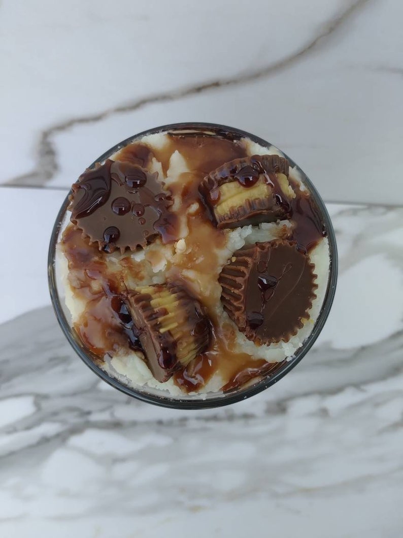 Peanut Butter Candle Creative Candle Dessert Etsy