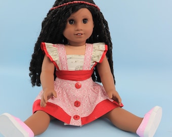 18 Inch Doll Clothes Sewing Pattern: Betsy Skirt & Tilly Blouse (Digital Download)