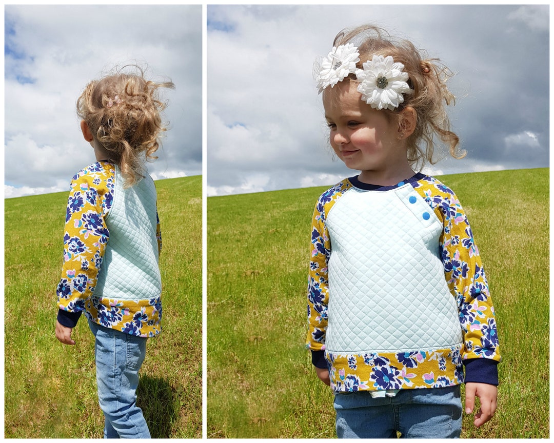 Jelly Bean Baby Sweatshirt PDF Sewing Pattern Newborn 50 Etsy