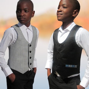 Formal Waistcoat Digital PDF Sewing Pattern + Step-by-Step Video Tutorial
