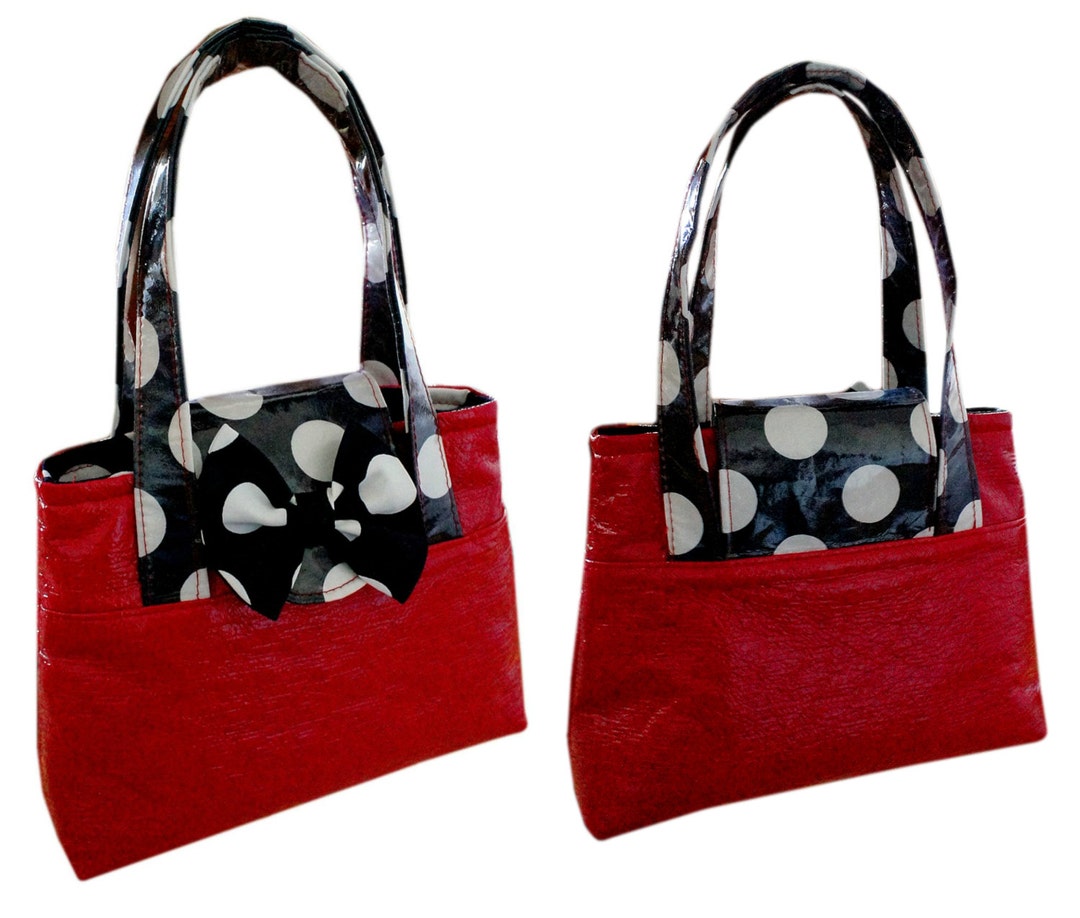 Handbag Sewing Pattern PDF Vintage Style Handbag Easy Make Perfect for