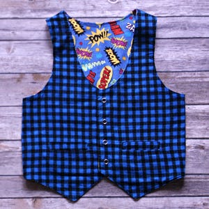 Brooklyn Boys Waistcoat Digital PDF Sewing Pattern Ages 1-12 + Video Tutorial