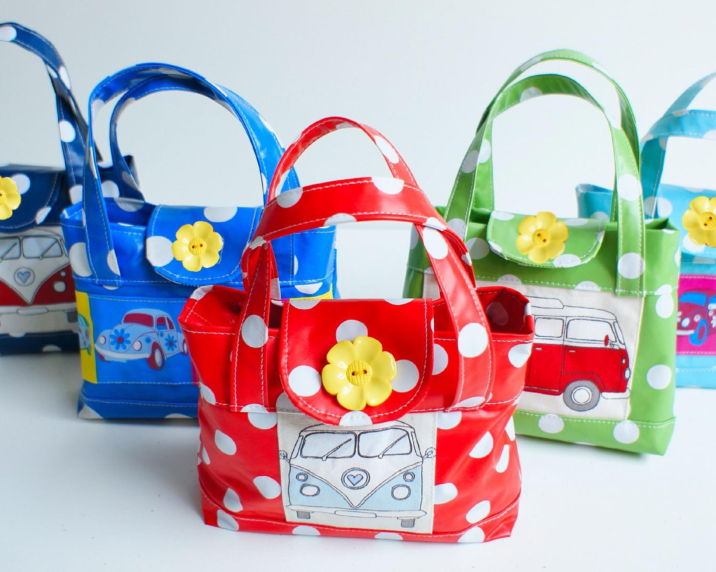 Handbag Digital PDF Sewing Pattern, Girls Handbag, Kids Bag, eBook + Video Tutorial