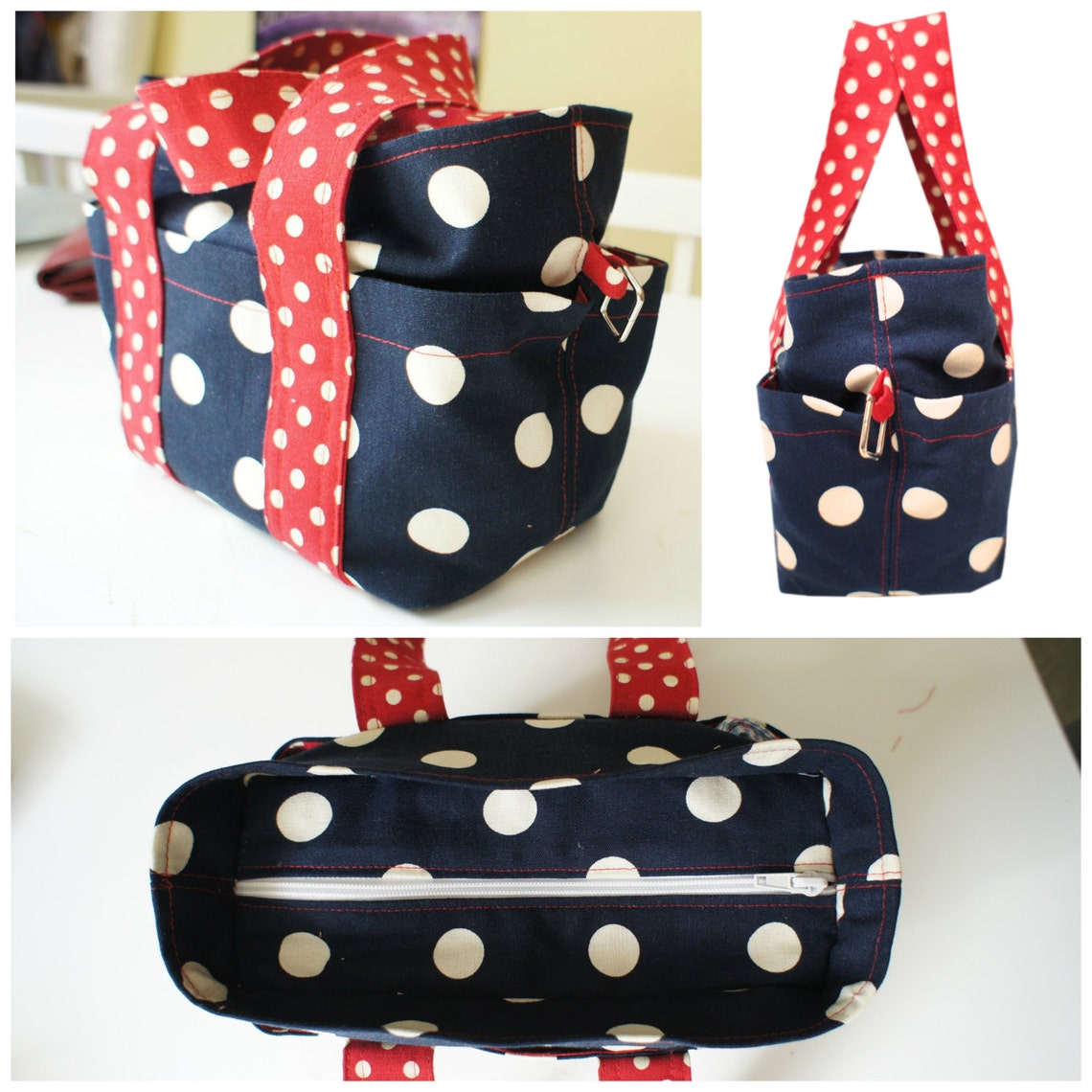 Box Bag Everyday Hand Bag PDF Sewing Pattern Holdall Etsy