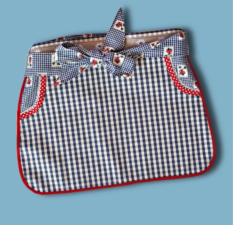 Pretty Half Apron PDF Pattern DIY Sewing Project + Video Tutorials - Etsy
