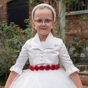 Paris Bolero Jacket Digital PDF Sewing Pattern, Flower Girl Jacket, eBook + Video Tutorial
