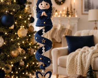 Crochet Guardian Angel Ornament Pattern (PDF Download)