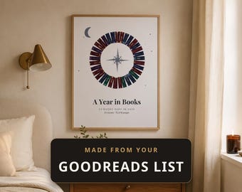 Decorazione murale per tenere traccia delle letture, poster "Libri letti nel 2026", stampa personalizzata del dorso del libro, download digitale.
