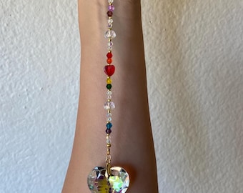 Rainbow Suncatcher, Window Charm, Rainbow Maker, Window Catcher, Glass Suncatcher, Sparkly Gift