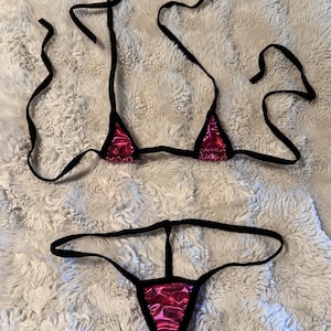 Metallic Pink Microkini