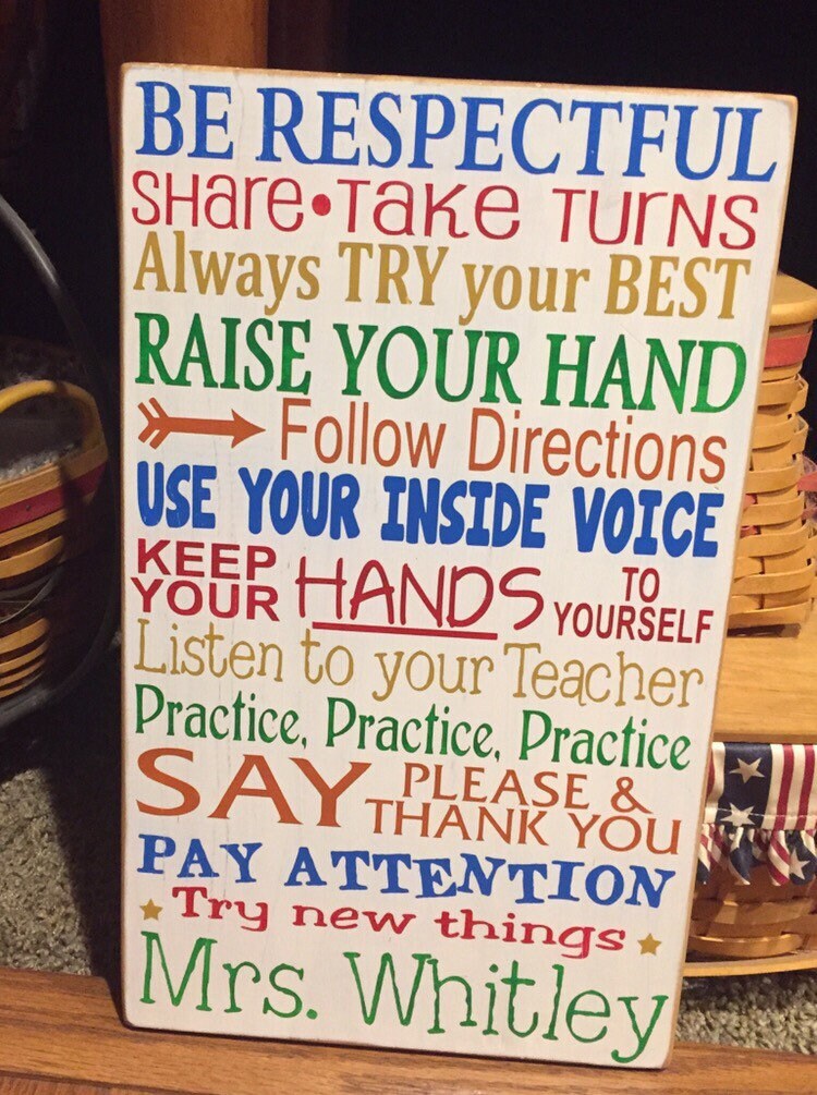 Teacher Gift Personalized Teacher Wall Decor Classroom | Etsy